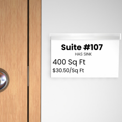 Suite #107 (Has a Sink)